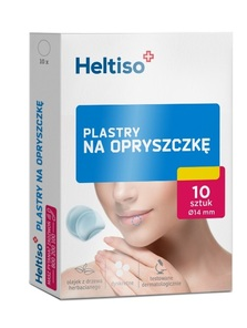 Heltiso Plastry na opryszczkę, 10 sztuk