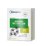 Novativ Ginkgo Biloba 120 complex kapsułki ze składnikami wspomagającymi prawidłowe funkcjonowanie mózgu, 60 szt.