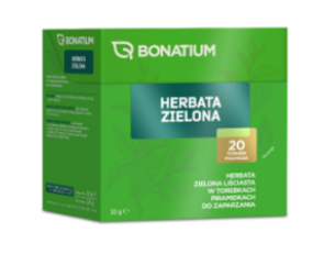 Bonatium Herbata zielona, 20 saszetek po 1,6 g