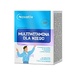 Novativ Multiwitamina Dla Niego tabletki z kompleksowym zestawem 29 witamin i minerałów, 60 szt.