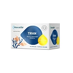 Novativ Tran olej z wątroby dorsza kapsułki ze składnikami wspomagającymi układ odpornościowy, 60 szt.