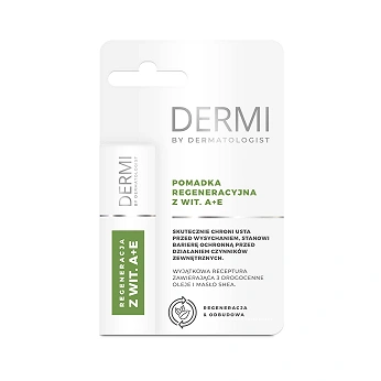 DERMI, pomadka regeneracyjna z wit. A+E, 4,5 g