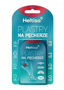 Heltiso, plastry na pęcherze mix, 8 szt.