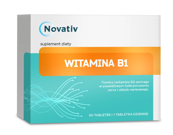 Novativ Witamina B1, 60 tabletek KRÓTKA DATA 30.06.2025