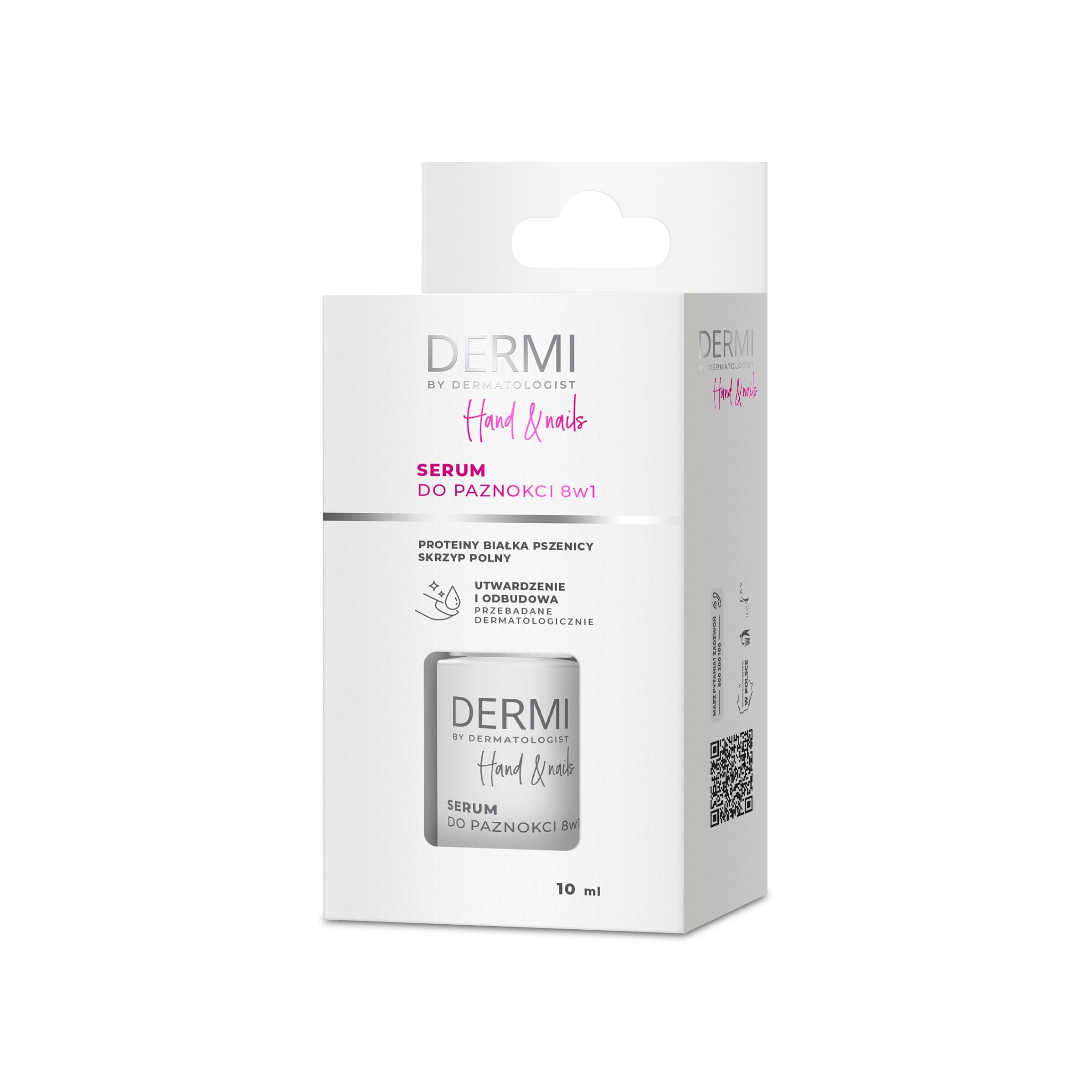 Dermi Hand & Nails, serum,do paznokci, 8w1, 10 ml