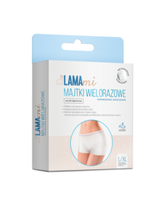 LAMAmi wielorazowe, siateczkowe, L/XL, 2 szt.