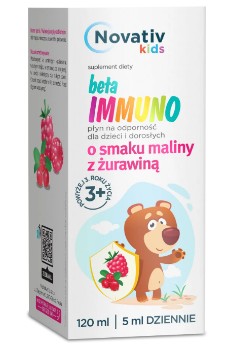 Novativ Kids Beta Immuno, płyn, 120 ml
