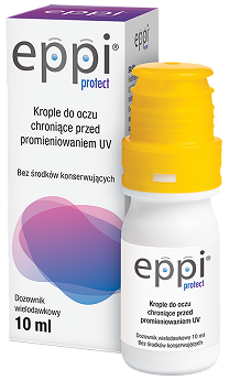Eppi protect, krople do oczu chroniące przed promieniowaniem UV, 10 ml