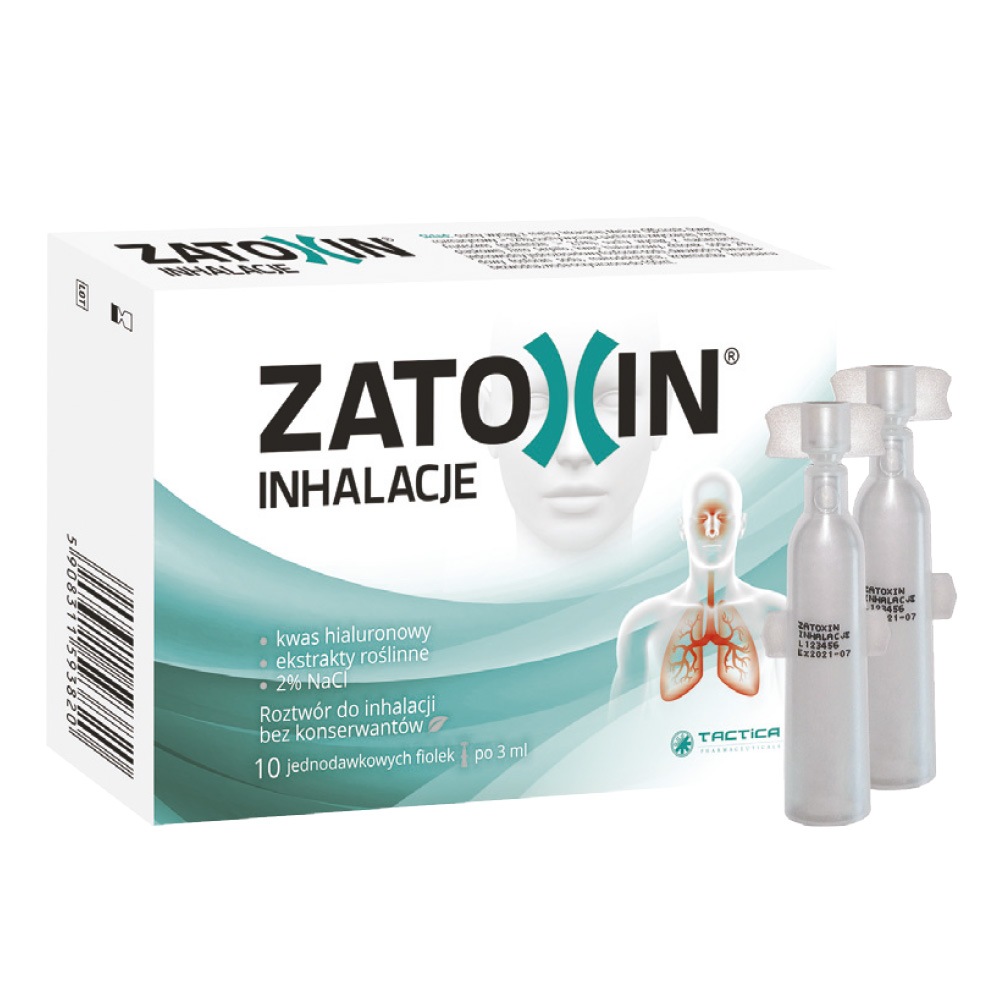 Zatoxin Inhalacje, roztwór do inhalacji, 10 ampułek x 3 ml