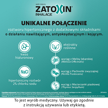 Zatoxin Inhalacje, roztwór do inhalacji, 10 ampułek x 3 ml