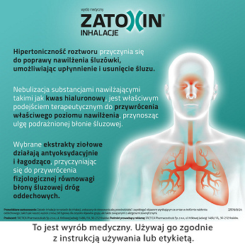Zatoxin Inhalacje, roztwór do inhalacji, 10 ampułek x 3 ml