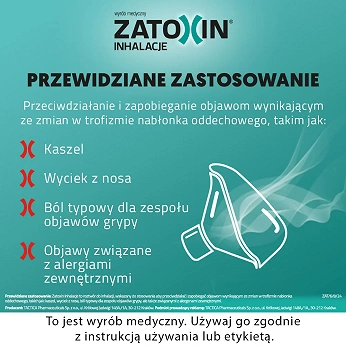 Zatoxin Inhalacje, roztwór do inhalacji, 10 ampułek x 3 ml