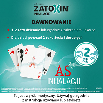 Zatoxin Inhalacje, roztwór do inhalacji, 10 ampułek x 3 ml