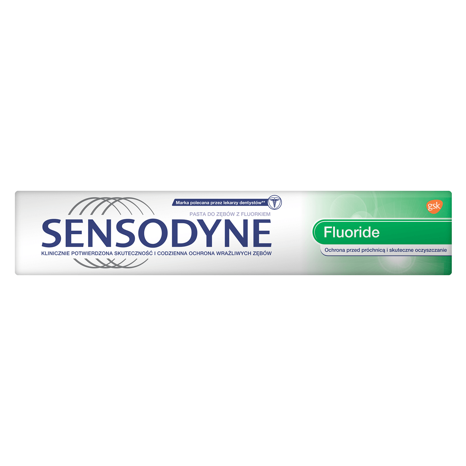 Sensodyne (Hyperdent) F, pasta do zębów z fluorem, ochrona przed próchnicą, tuba 75 ml