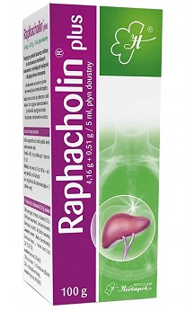 Raphacholin Plus (Cholesol), płyn żółciopędny przy niestrawności, butelka 100 g