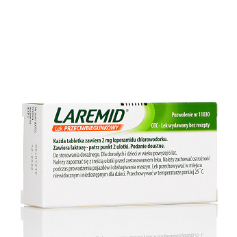 Laremid, tabletki na biegunkę, 10 szt.