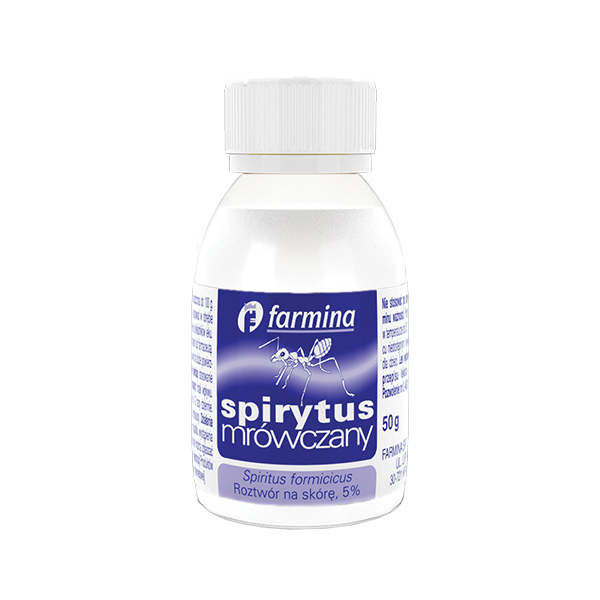 Spirytus mrówczany do nacierania w bólach mięśniowych i stawowych, butelka 50 g