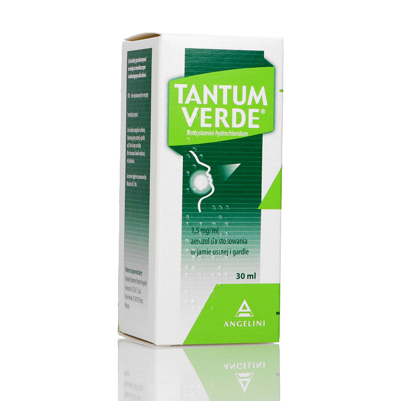 Tantum Verde, aerozol na zapalenie jamy ustnej i gardła, 30 ml