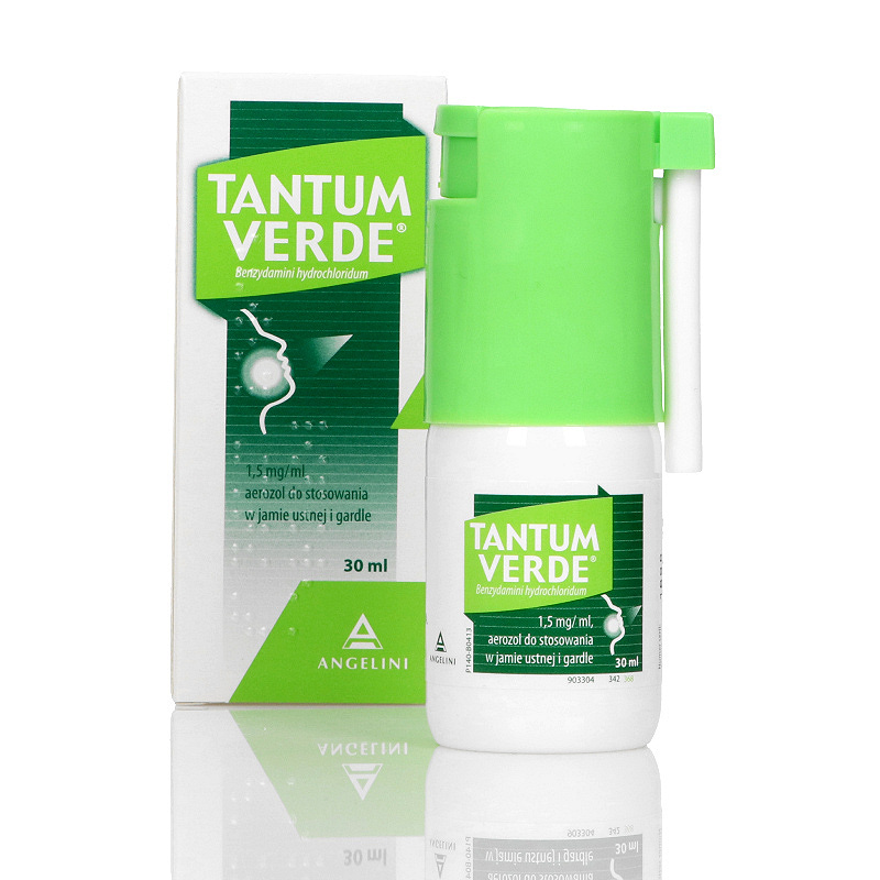 Tantum Verde, aerozol na zapalenie jamy ustnej i gardła, 30 ml