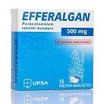 Efferalgan tabletki musujące na ból różnego pochodzenia i gorączkę, 16 szt.
