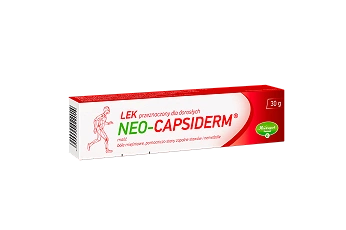 Neo-Capsiderm, maść rozszerzająca naczynia krwionośne przy bólach mięśniowych, tuba 30 g