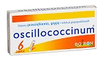Oscillococcinum , granulki na objawy przeziębienia i grypy, 6 dawek