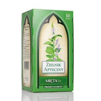Mięta fix, zioła na niestrawność i wzdęcia, 30 sasz.