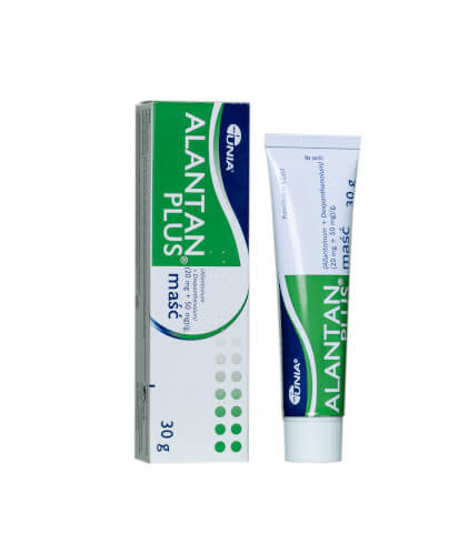 Alantan-Plus, maść na rany, zapobiegający odparzeniom u niemowląt, tuba 30 g