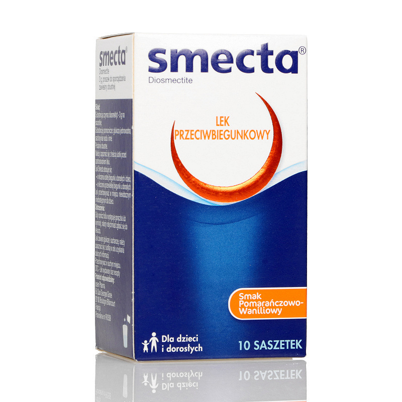 Smecta, proszek na ostrą biegunkę, 10 sasz.