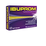 Ibuprom tabletki przeciwbólowe, przeciwgorączkowe, przeciwzapalne, ibuprofen 200 mg, 10 szt.