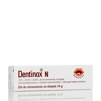 Dentinox N, żel do stosowania na dziąsła, tuba 10 g