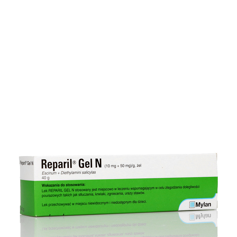 Reparil Gel N żel na stłuczenia, krwiaki i urazy stawów, tuba 40 g