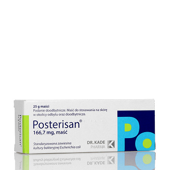 Posterisan, maść doodbytnicza uśmierzająca przy hemoroidach, tuba 25 g