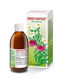 Immunofort, płyn na przeziębienie, butelka 125 g