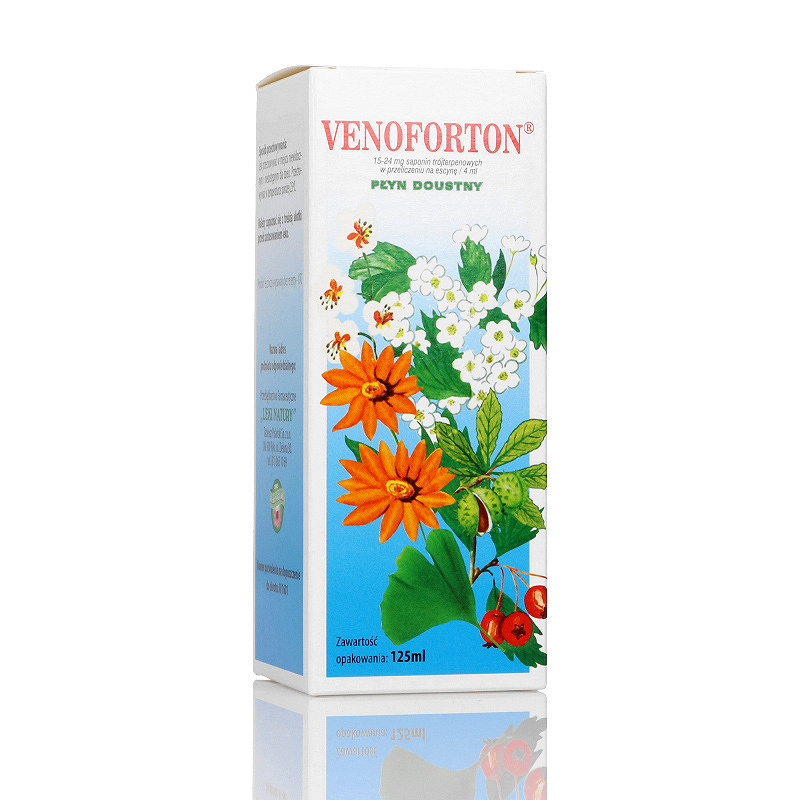 Venoforton płyn na żylaki, butelka 125 g