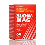 Slow-Mag tabletki dojelitowe na niedobór magnezu, 60 szt.