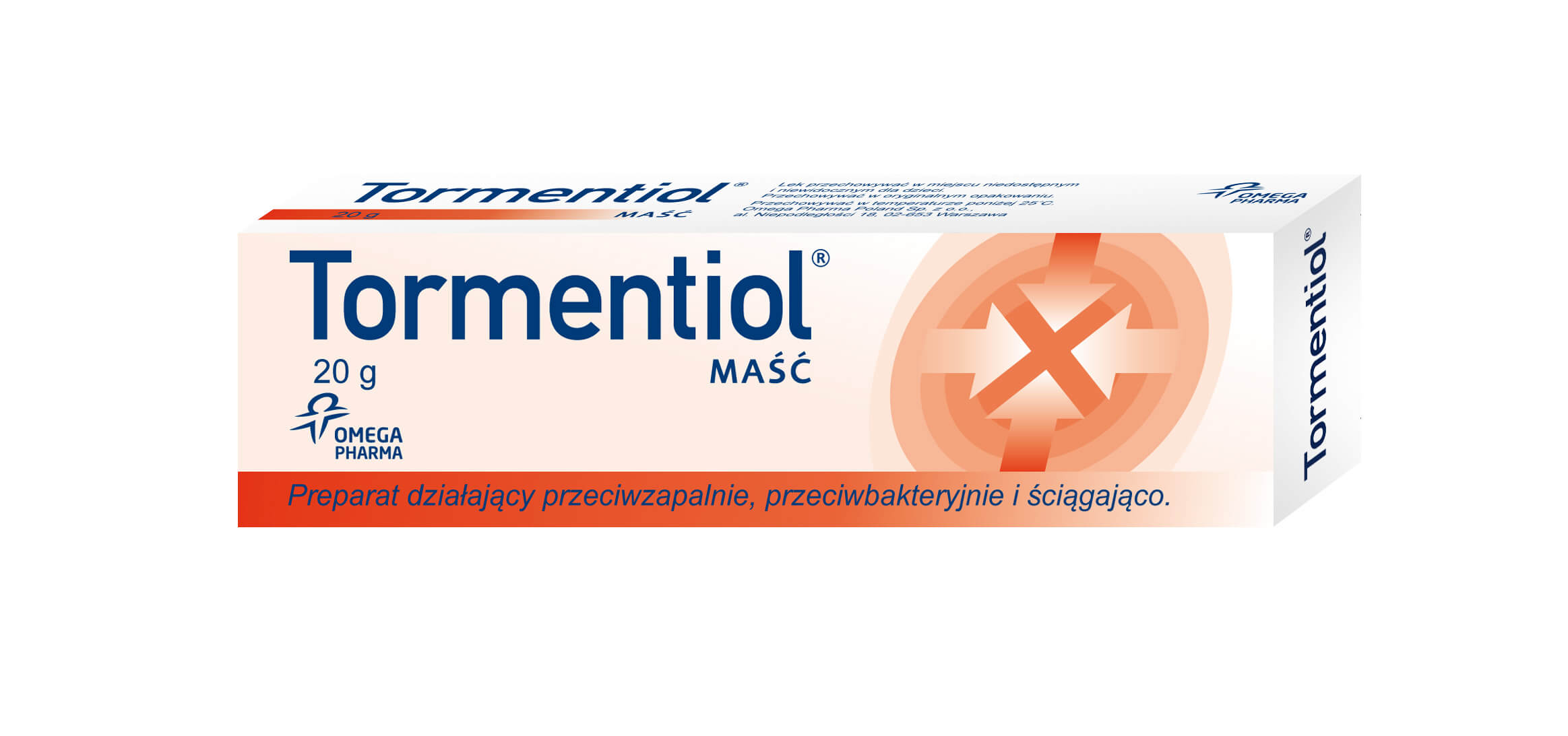 Tormentiol, maść w stanach zapalnych skóry, tuba 20 g