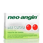 Neo-Angin bez cukru tabletki do ssania na stan zapalny jamy ustnej i gardła, 24 szt.