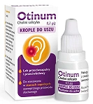 Otinum krople w stanach zapalnych zewnętrznego przewodu słuchowego, butelka 10 g