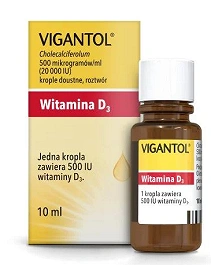 Vigantol krople doustne z witaminą D 20.000 j.m./ml, 10 ml