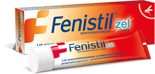 Fenistil, żel o miejscowym działaniu przeciwświądowym i przeciwuczuleniowym, tuba 30 g