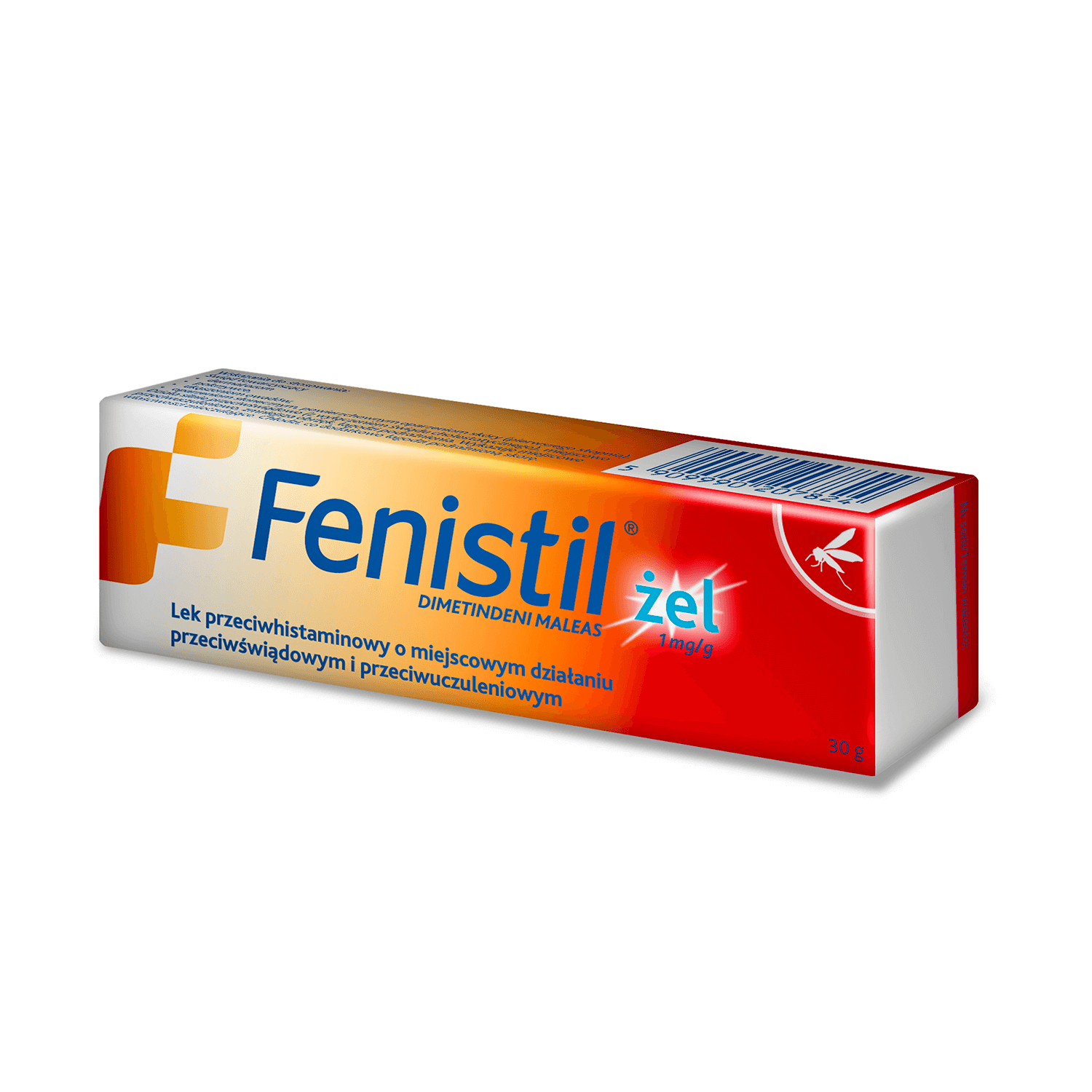 Fenistil, żel o miejscowym działaniu przeciwświądowym i przeciwuczuleniowym, tuba 30 g