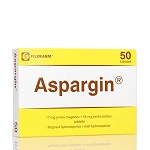 Aspargin tabletki na niedobór magnezu i potasu, 50 szt.