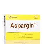 Aspargin tabletki na niedobór magnezu i potasu, 75 szt.
