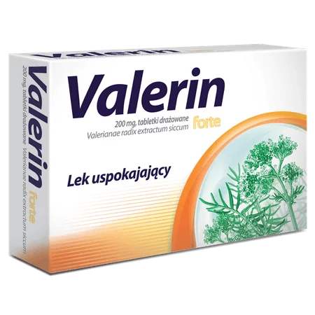 Valerin Forte, drażetki na trudności z zasypianiem, stany napięcia i niepokoju, 15 szt.