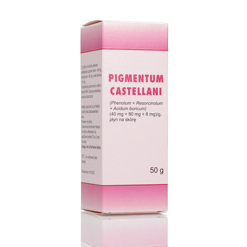 Pigmentum Castellani płyn na grzybicę skóry, butelka  50 g
