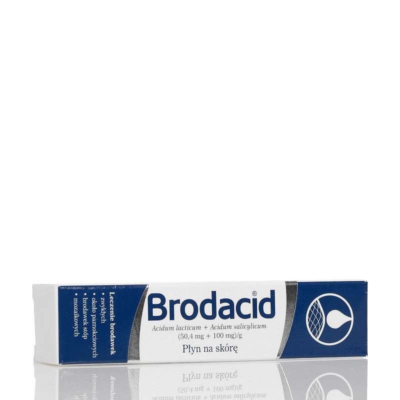 Brodacid płyn do leczenia brodawek zwykłych, butelka 8 g
