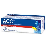 ACC mini tabletki musujące na kaszel mokry, 20 szt.
