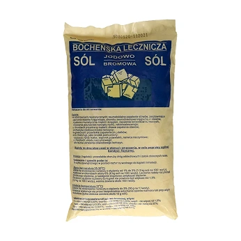 Bocheńska Sól lecznicza jodowo-bromowa, sól przeznaczona do kąpieli leczniczych, 1 kg