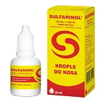 Sulfarinol 1 mg + 50 mg krople do nosa, 20 ml